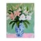 Stupell Industries Lily Cluster in Chinoiserie Vase Canvas, design by Petal Prints Design
